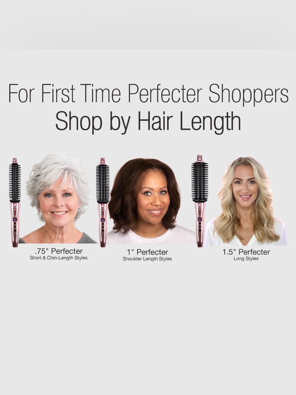 Calista Perfecter Pro Swap Top 3-in-1 Heated Round Brush w/ Pouch Open Box